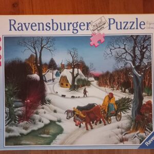 Ravensburger - Cows Transporting Wood