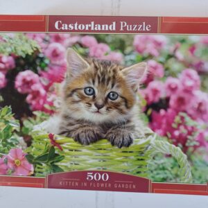 Castorland - Kitten in Flowers Garden - NIEUW