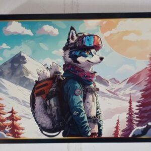 Piece of Mind - Husky Snowboarder