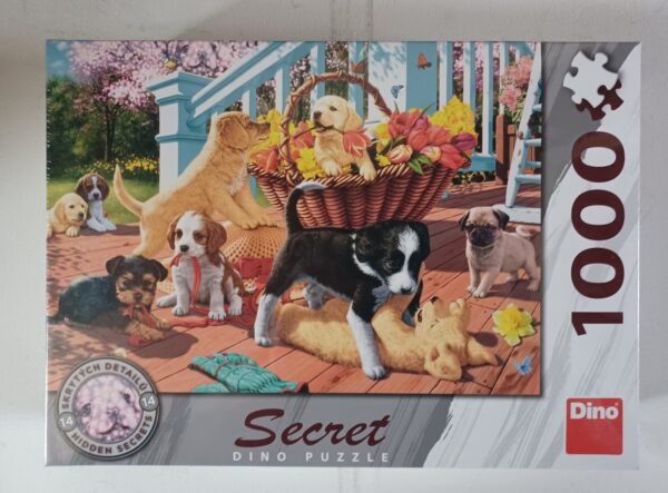 Dino Puzzel - Puppies - NIEUW