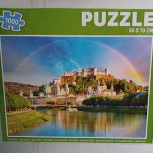 Grafix - Europese Stad met Regenboog