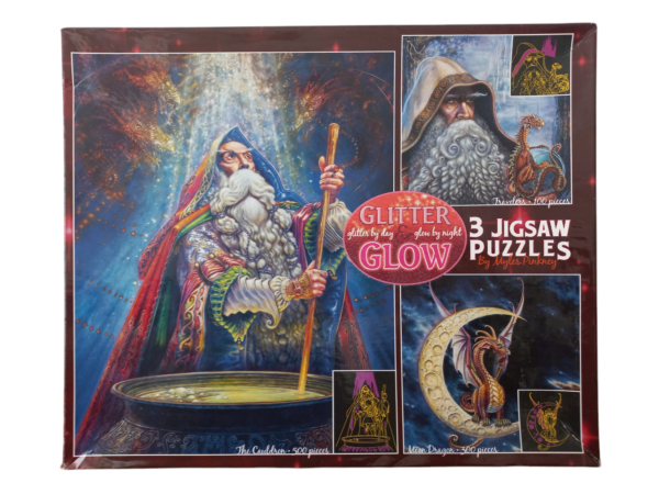 Ceaco - Magical Glitter & Glow - 3 puzzels in 1 - NIEUW