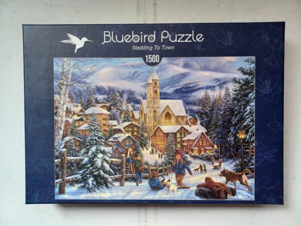 Bluebird Puzzle - Sledding to Town