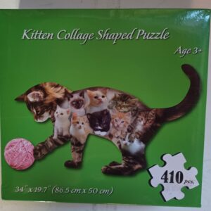 Shaped Puzzle - Kitten Collage 