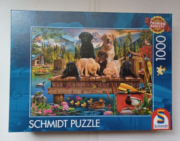 Schmidt - A Family of Dogs at the Lake