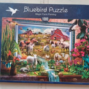 Bluebird Puzzle - Magic Farm Painting