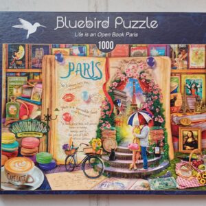 Bluebird Puzzle - Life is an Open Book Paris