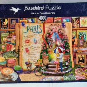 Bluebird Puzzle - Life is an Open Book Paris