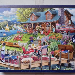 Bluebird Puzzle - Lake Vieuw Cabin Mountain Time