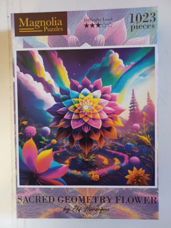 Magnolia Puzzles - Sacred Geometry Flower