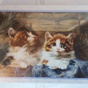 Gold Puzzle - Two Kittens in a Basket - NIEUW