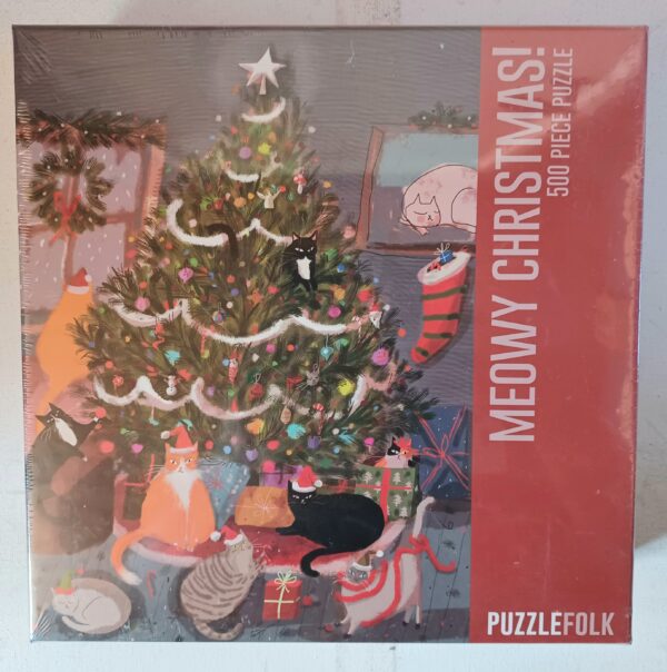 Puzzlefolk - Meowy Christmas! - NIEUW