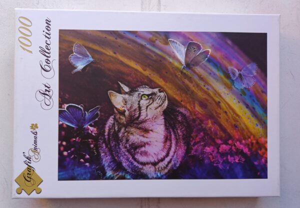 Grafika - Cat and Butterflies