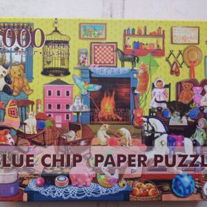Blue Chip Paper Puzzle - Cats Room