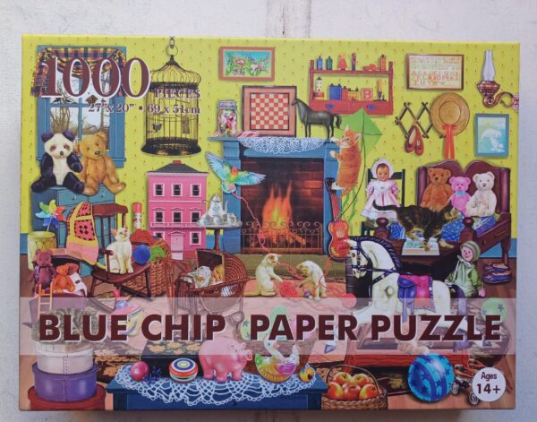 Blue Chip Paper Puzzle - Cats Room