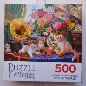 Rose Art - Kittens and Colorful Flowers - NIEUW