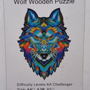 Wooden Puzzle - Wolf
