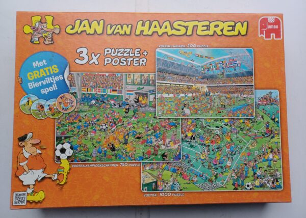 Jan van Haasteren - Voetbal - Voetbalkampioenschappen - Voetbal Waanzin - 1000-750-500