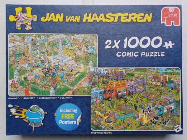 Jan van Haasteren - BBQ Feest! - Food Truck Festival - 2x1000