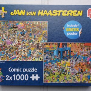 Jan van Haasteren - De Speelgoedwinkel - Rollerdisco - 2x1000