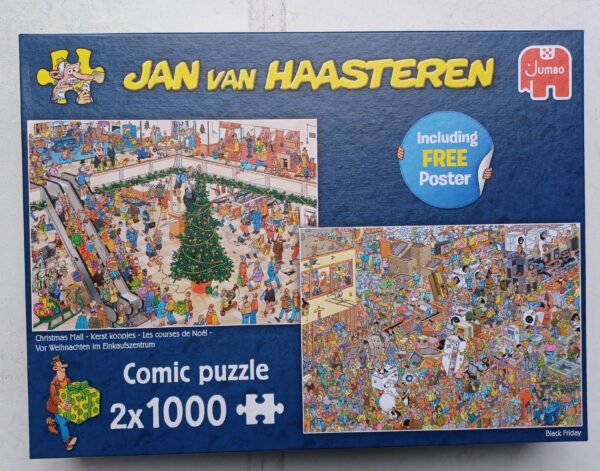 Jan van Haasteren - Kerstkoopjes - Black Friday - 2x1000