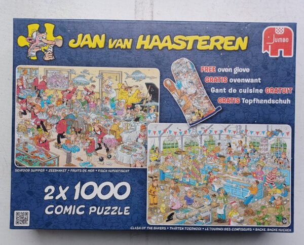 Jan van Haasteren - Zeebanket - Taartenternooi - 2x1000