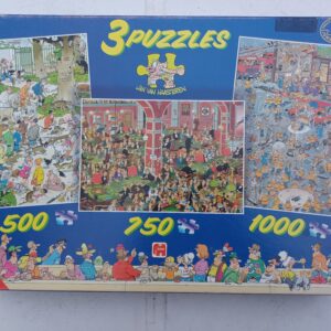 Jan van Haasteren - Fire Station - Crazy Casino - The Pee Tree - 500-750-1000