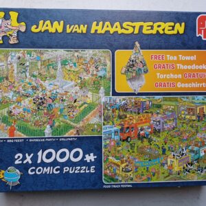 Jan van Haasteren - BBQ Feest - Food Truck Festival - 2x1000