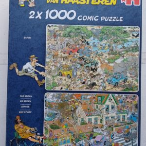 Jan van Haasteren - De storm - Safari - 2x1000