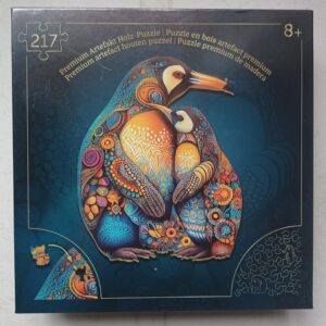 Premium Artifact Puzzle - Grote Pinquin Familie - Houten Puzzel