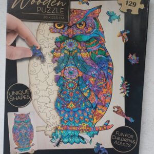 Wooden Puzzle - Uil - Houten Puzzel