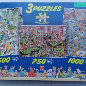 Jan van Haasteren - Fire Station - Crazy Casino - The Pee Tree - 1000-750-500