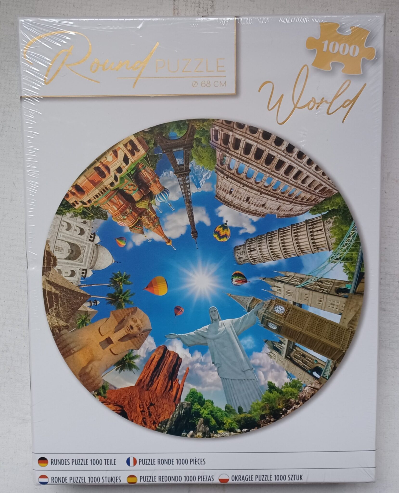 Jigsaw Puzzle - Round Puzzle World - NIEUW - Puzzel Magie