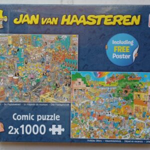Jan van Haasteren - De Muziekwinkel - Vakantiekriebels - 2x1000 - NIEUW