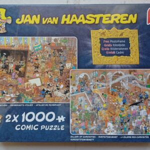 Jan van Haasteren - Rembrandts Atelier - Rariteitenkabinet - 2x1000 - NIEUW