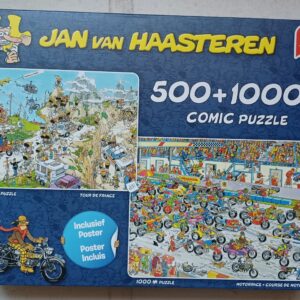 Jan van Haasteren - Tour de France - Motorrace - 500-1000
