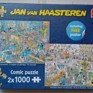 Jan van Haasteren - De Bouwmarkt - De Verbouwing - 2x1000