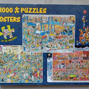 Jan van Haasteren - The Big Leak - At the Gym - Grand Café - 3x1000