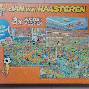 Jan van Haasteren - Voetbal - Voetbalkampioenschappen - Voetbal Waanzin - 1000-750-500