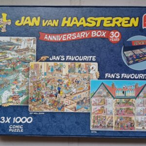 Jan van Haasteren - All at Sea - Get well Soon! - Hotel - 3x1000 -  Anniversary Box 30 Years - NIEUW