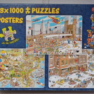 Jan van Haasteren - NY Marathon - USA - Streetlife - 3x1000