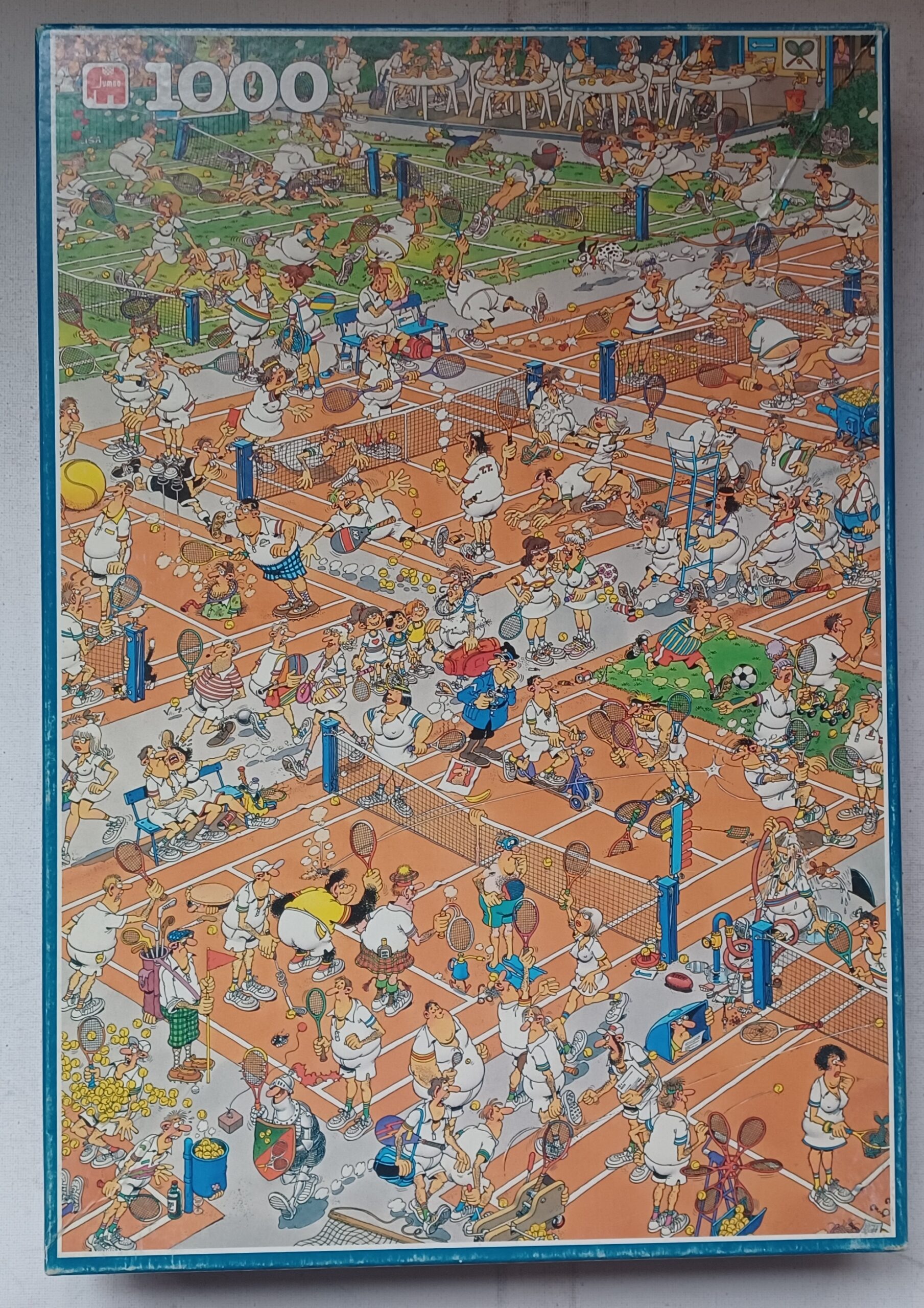 Jan Van Haasteren Tennis Puzzel Magie