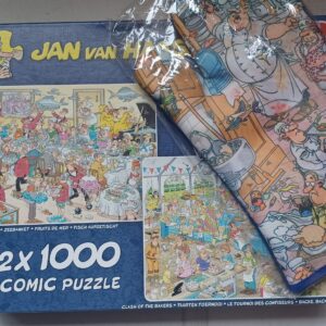 Jan van Haasteren - Zeebanket - Taarten Toernooi - 2x1000 - Met Ovenwant