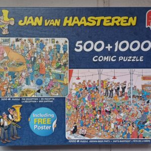 Jan van Haasteren - De Receptie - Duits Bierfeest - 500-1000