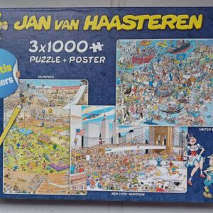 Jan van Haasteren - Olympics - New York Marathon - United Europe - 3x1000