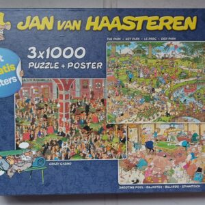 Jan van Haasteren - Crazy Casino - The Park - Shooting Pool - 3x1000