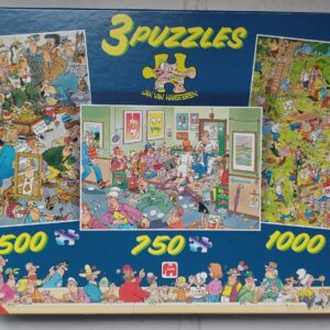 Jan van Haasteren - Flea Market - At the Dentist - Golf - 500-750-1000