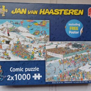 Jan van Haasteren - Break a Leg - Elfstedentocht - 2x1000