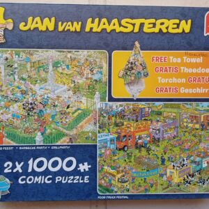 Jan van Haasteren - BBQ Feest! - Food truck Festival - 2x1000