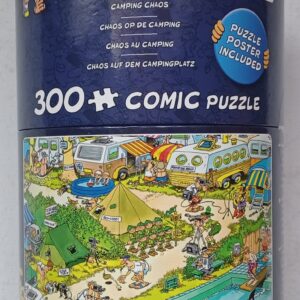 Jan van Haasteren - Camping Chaos- Puzzel in een Koker - Collectors Item - NIEUW